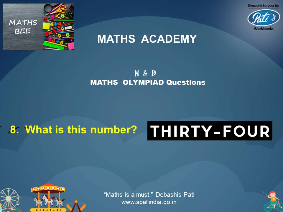 Maths Olympiad exams ... Practice Sample Questions